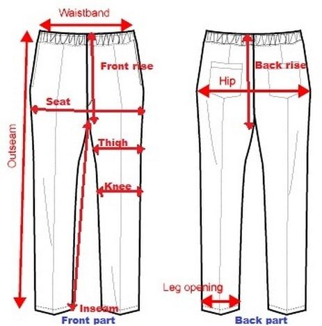 Pant Measurements – Luxire Custom Clothing